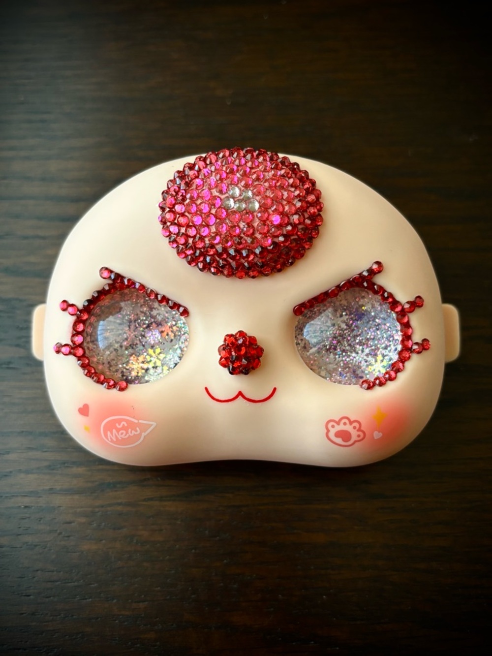 Custom Bedazzled 400% Face for Baby Three Plushies